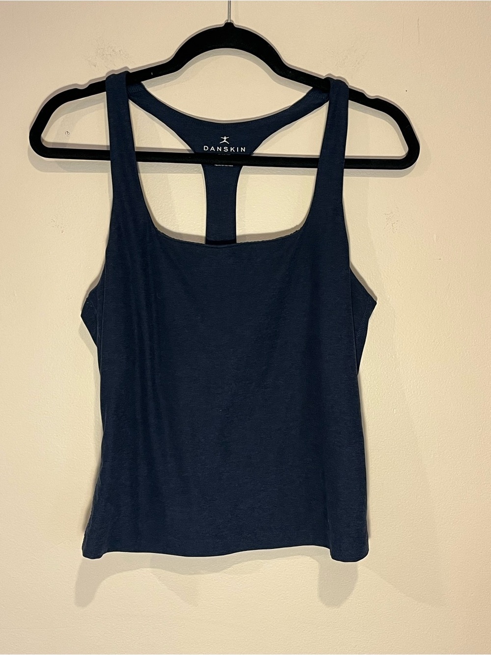 Danskin Navy T-Back Tank Top size M